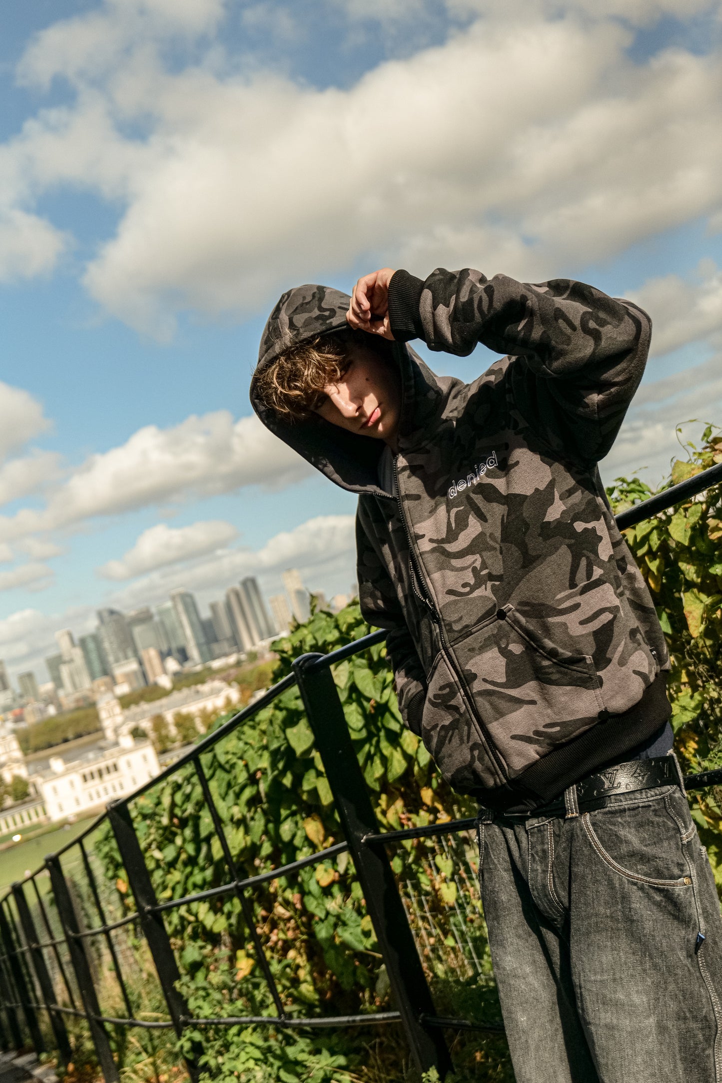 DENIED Reversible 'Invisible' Zip Up