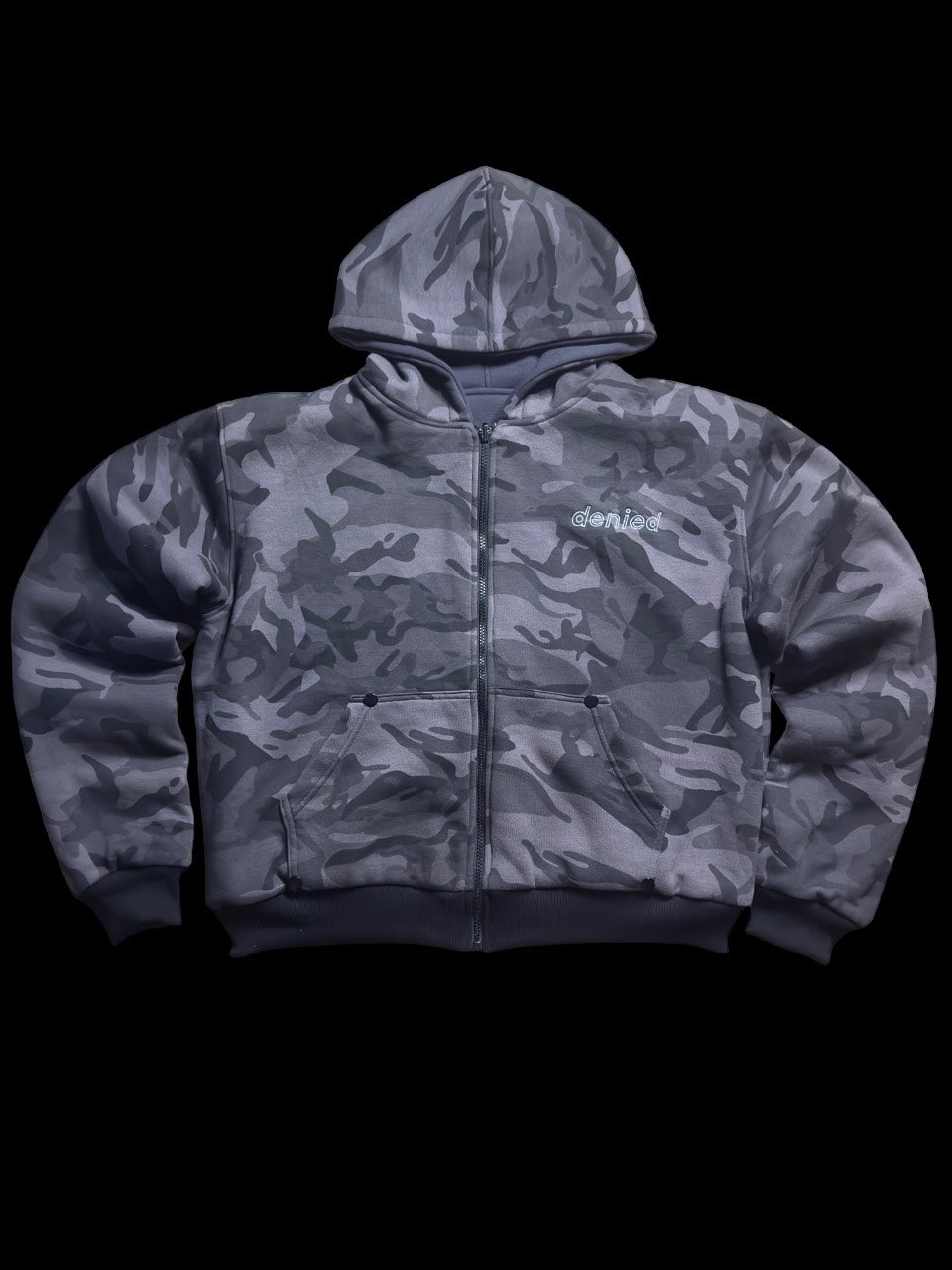 DENIED Reversible 'Invisible' Zip Up